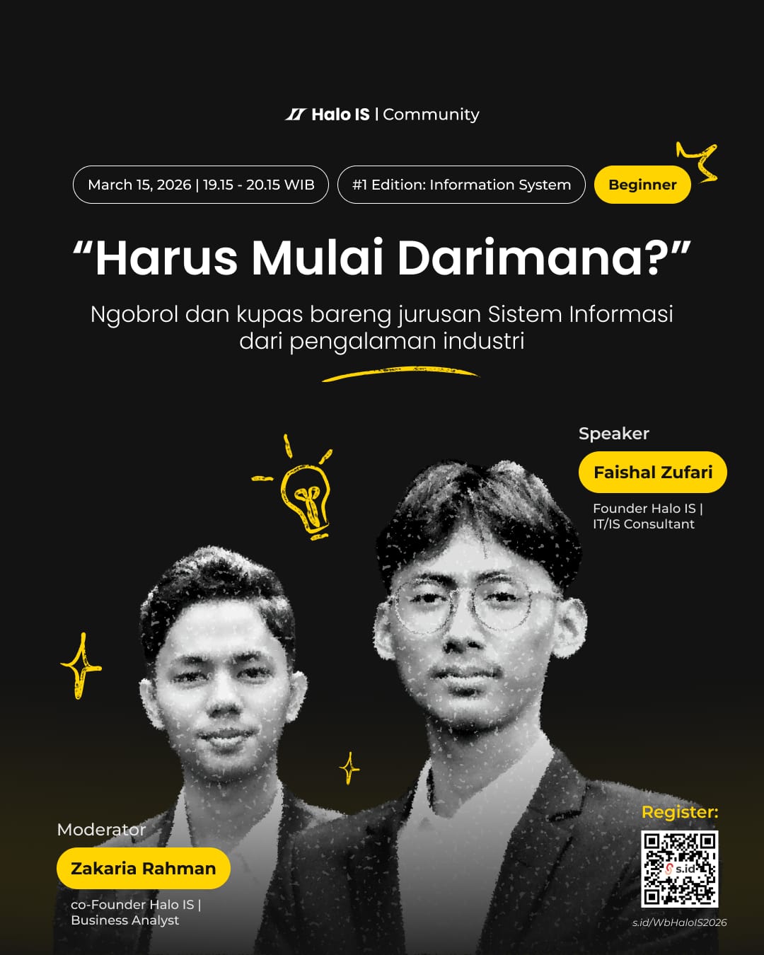 Webinar Kupas Tuntas Jurusan Sistem Informasi